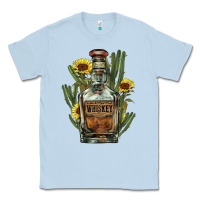 Western Whiskey Bottle Classic Tee | Teevron