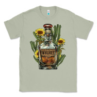 Matcha Western whiskey bottle Classic Tee - HowdyJamesFarm