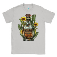 Moon Dust Western whiskey bottle Classic Tee - HowdyJamesFarm