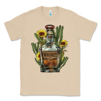 Mushroom Western whiskey bottle Classic Tee - HowdyJamesFarm