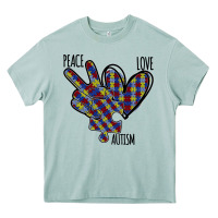 Arona Peace Love Autism Heavy Core Tee - Bettercallsaul