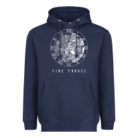Time Travel Traveler Watch Vintage Clock Steampunk Gift Heavyweight Hoodie | Teevron