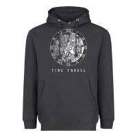 Smoke Time Travel Traveler Watch Vintage Clock Steampunk Gift Heavyweight Hoodie - longCreatives