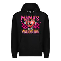 Black Mamas Valentine Premium Hoodie - CowhideDigitalArt