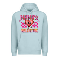 Blue Mist Mamas Valentine Premium Hoodie - CowhideDigitalArt