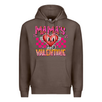 Coffee Mamas Valentine Premium Hoodie - CowhideDigitalArt