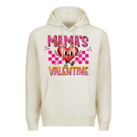 Oatmeal Heather Mamas Valentine Premium Hoodie - CowhideDigitalArt