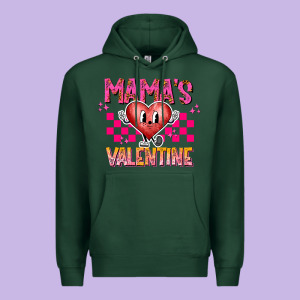Mamas Valentine Premium Hoodie Designed By Cowhidedigitalart