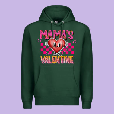 Mamas Valentine Premium Hoodie Designed By Cowhidedigitalart