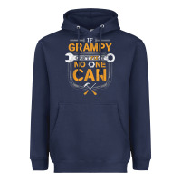 Navy Mens Grampy Funny Handyman Fix It Fathers Day Gift Heavyweight Hoodie - longCreatives