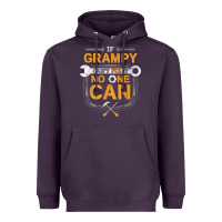 Plum Mens Grampy Funny Handyman Fix It Fathers Day Gift Heavyweight Hoodie - longCreatives