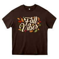 Chocolate Brown fall vibes Heavy Core Tee - JahusDesignShop