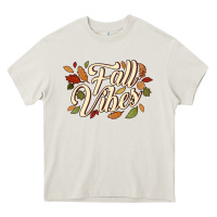 Cream fall vibes Heavy Core Tee - JahusDesignShop