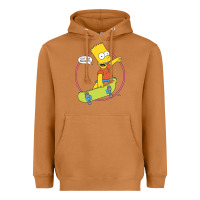 Meerkat The Simpsons Bart Simpson Eat My Shorts Heavyweight Hoodie - longCreatives
