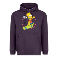 Plum The Simpsons Bart Simpson Eat My Shorts Heavyweight Hoodie - longCreatives
