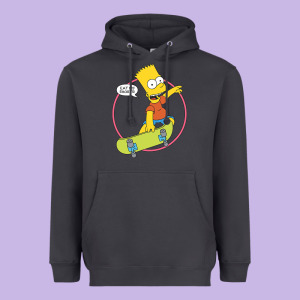 The Simpsons Bart Simpson Eat My Shorts Heavyweight Hoodie Designed By Longcreatives