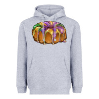 Heather Grey king cake Heavyweight Hoodie - BarkalooDesign