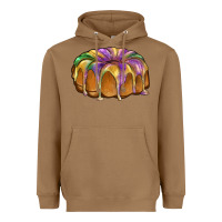 Toasted Coconut king cake Heavyweight Hoodie - BarkalooDesign