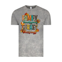 Cloud Rock family thanksgiving turkey blessing Vintage Tee - CowGirlArtShop