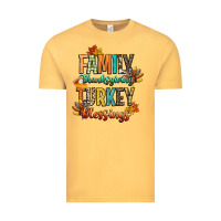 Vintage Mustard family thanksgiving turkey blessing Vintage Tee - CowGirlArtShop