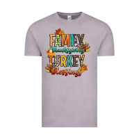 Vintage Zinc family thanksgiving turkey blessing Vintage Tee - CowGirlArtShop