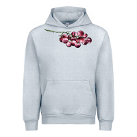 Heather Grey red grape Urban Hoodie - AdoDesignShop