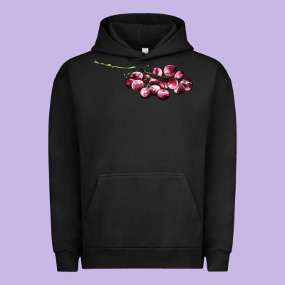 Red Grape Urban Hoodie Designed By Adodesignshop