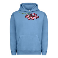 Pigment Pebble Blue red grape Urban Hoodie - AdoDesignShop