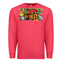 Cardinal summer with fruits license plate Premium Sweatshirt - BarkalooDesign