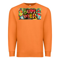 Carrot summer with fruits license plate Premium Sweatshirt - BarkalooDesign