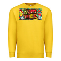 Lemon summer with fruits license plate Premium Sweatshirt - BarkalooDesign