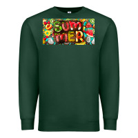Sports Green summer with fruits license plate Premium Sweatshirt - BarkalooDesign