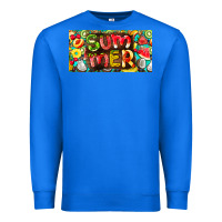 True Royal summer with fruits license plate Premium Sweatshirt - BarkalooDesign