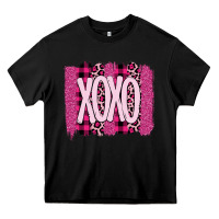 Black Love Xoxo Brushstrokes Valentines Heavy Core Tee - Bettercallsaul