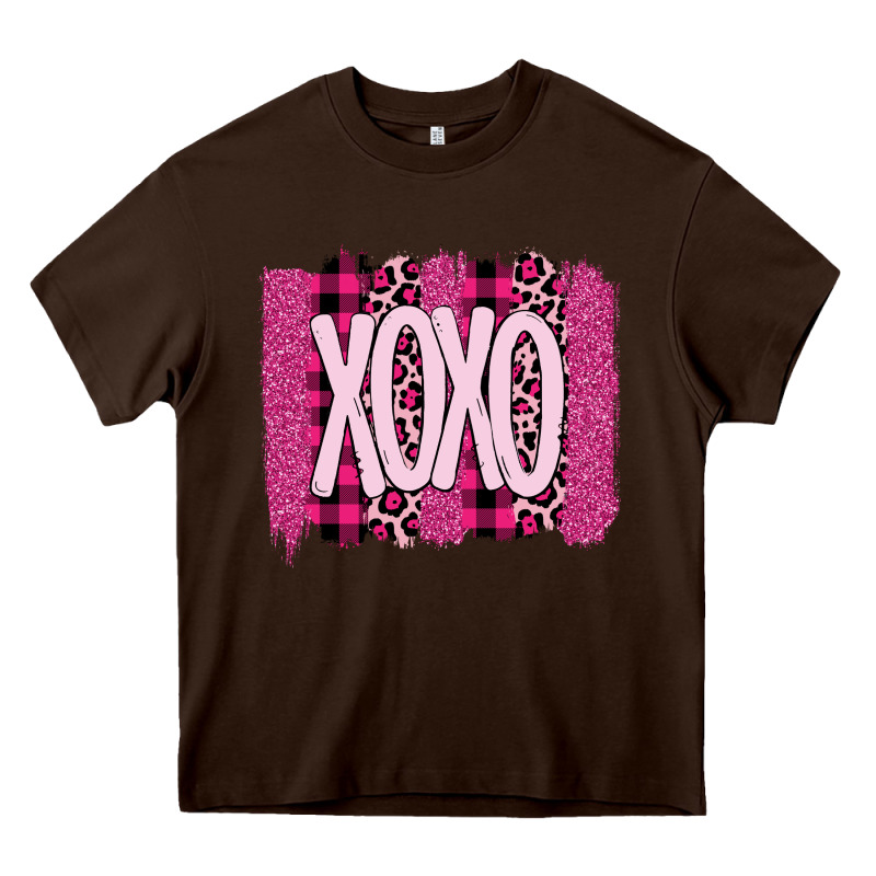 Love Xoxo Brushstrokes Valentines Heavy Core Tee by Bettercallsaul | Teevron