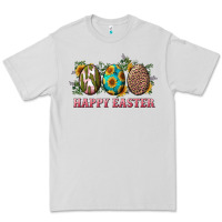 Happy Easter With Western Eggs And Sunflowers Premium Tee | Teevron