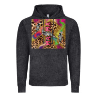 Vintage Black Colorful leopard lightning bolt tumbler mother's Vintage Hoodie - HowdyJamesFarm