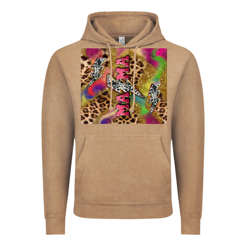 Colorful Leopard Lightning Bolt Tumbler Mother's Vintage Hoodie by HowdyJamesFarm | Teevron