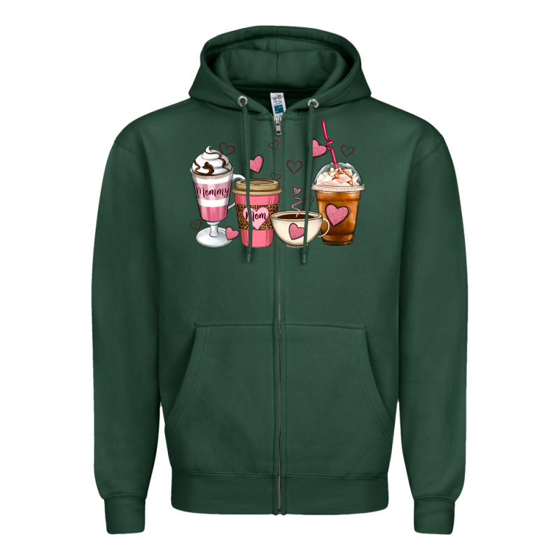 Mommy Coffee Zipper Hoodie by Artiststas | Teevron