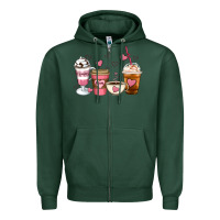 Sports Green Mommy coffee Zipper Hoodie - Artiststas