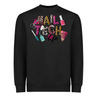 Black Nail Tech Life Heavyweight Sweatshirt - LillyAllenDesigns