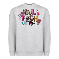 Heather Grey Nail Tech Life Heavyweight Sweatshirt - LillyAllenDesigns