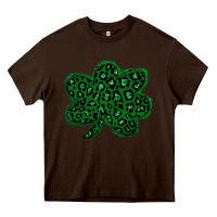 Chocolate Brown shamrock st patrick Heavy Core Tee - Bettercallsaul