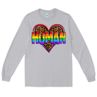 Moon Dust lgbt pride human Long Sleeve Tee - OliviaCreatesArt