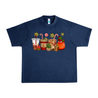 Navy christmas cup cakes coffee cups Urban Heavy Tee - CowGirlArtShop