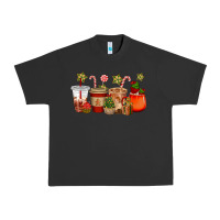 Pigment Black christmas cup cakes coffee cups Urban Heavy Tee - CowGirlArtShop