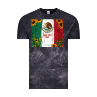 Cloud Black preview cactus sunflower mexican flag Vintage Tee - Jasminsmagicworld