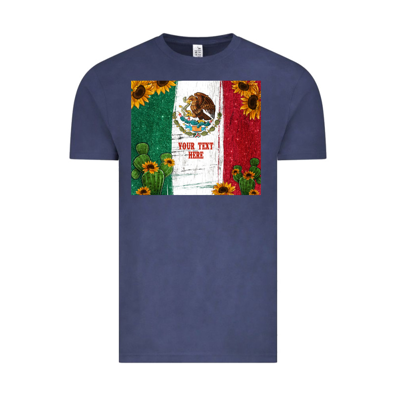 Preview Cactus Sunflower Mexican Flag Vintage Tee by Jasminsmagicworld | Teevron