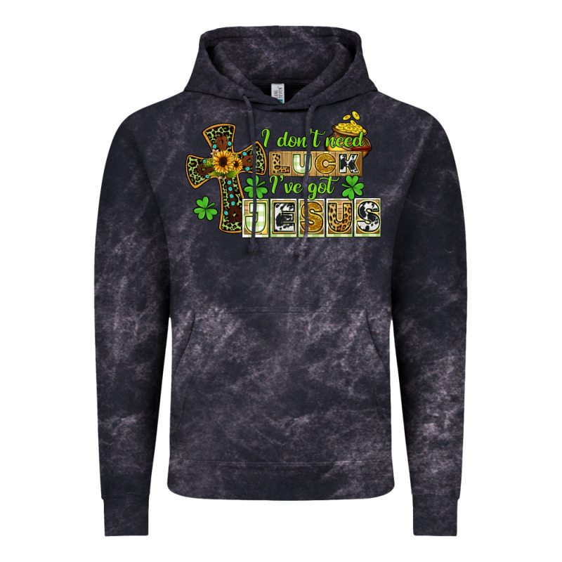 I Dont Need Luck Ive Got Jesus Vintage Hoodie by CowGirlArtShop | Teevron