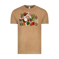 Vintage Camel western santa cowboy coffe cups christmas Vintage Tee - CowGirlArtShop